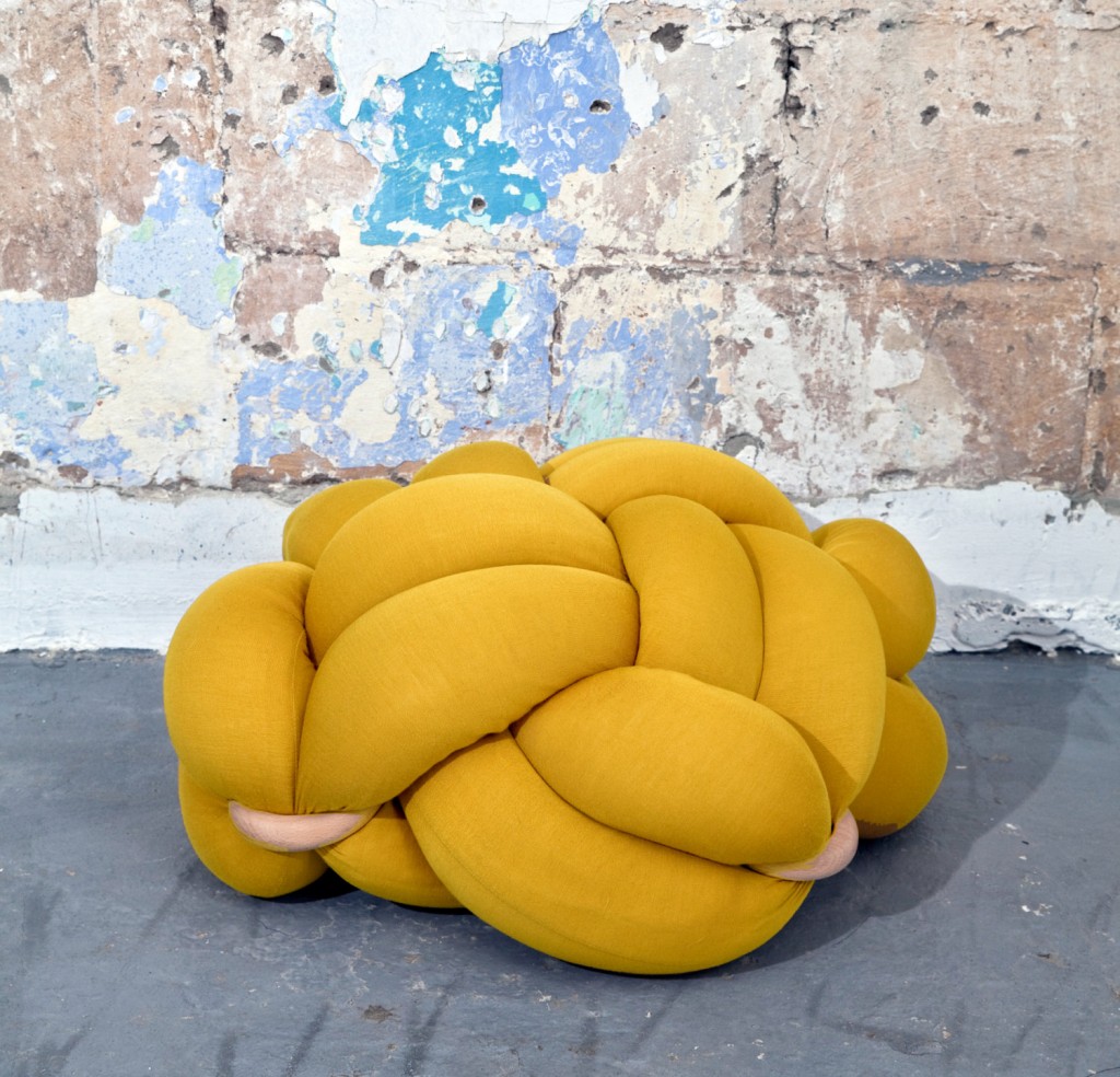 1 Medium mustard Floor Cushions